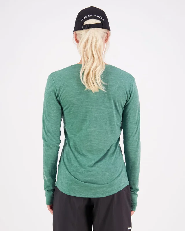 Zephyr Merino Cool LS - Smokey Green