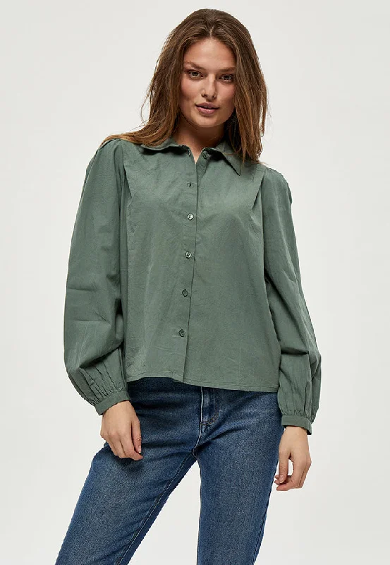 Caren Jilla Shirt - LAUREL WREATH GREEN