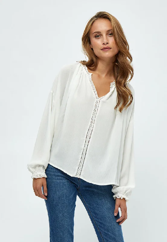 Flynn Blouse - Gardenia