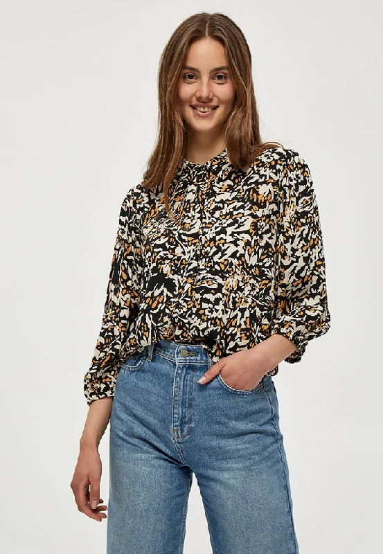 MSHennie shirt - Corn Butter Flower Print