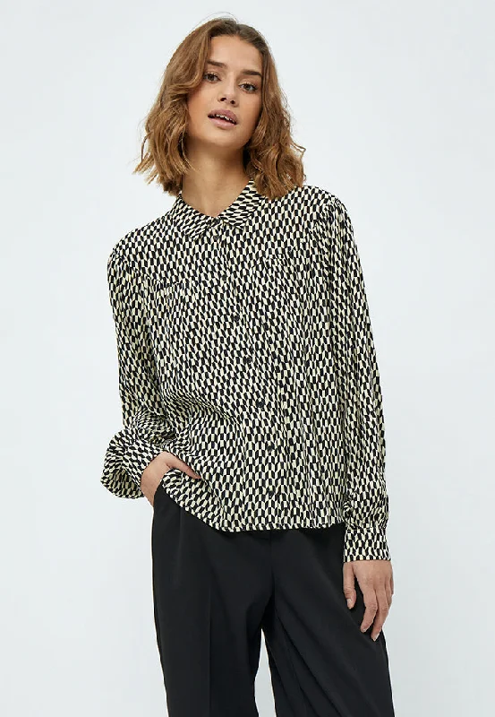 MSLasina Shirt - Monocrome Print