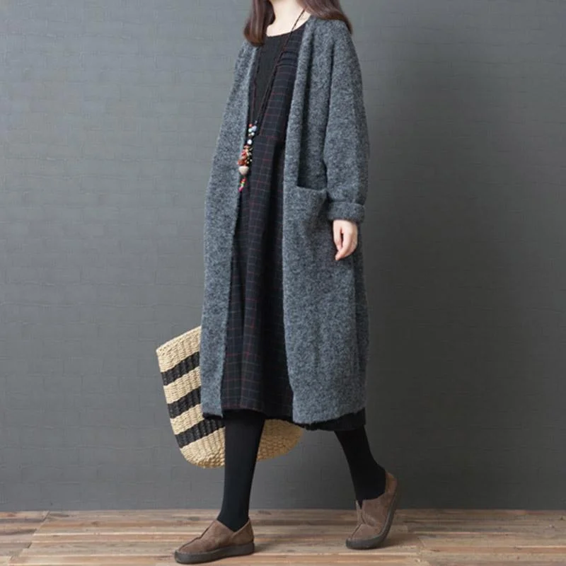 Over the knee Winter Loose Knit Sweater Cardigan