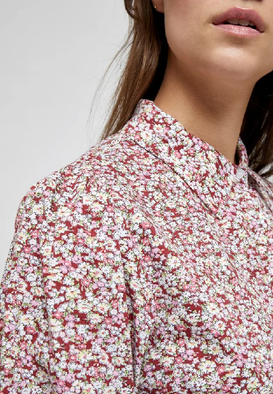 Rasmina shirt - Pink Flower Print