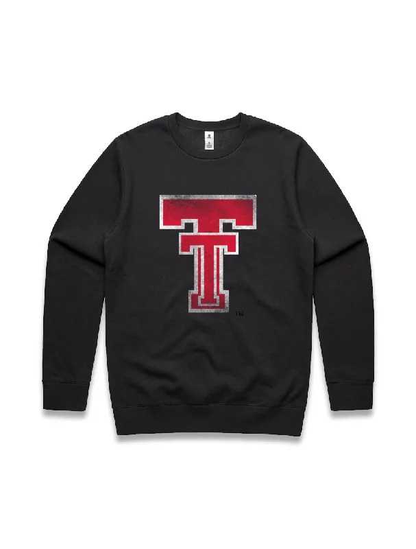 Texas Tech Basic ""Vault Double T"" Crewneck Sweatshirt