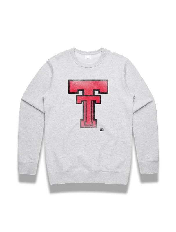 Texas Tech Basic ""Vault Double T"" Crewneck Sweatshirt