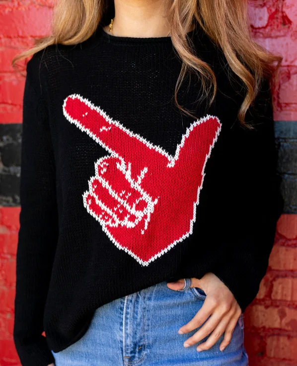 Texas Tech ""Guns Up Hand"" Gameday WOMEN'S Sweater