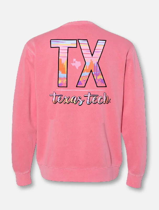 Texas Tech Red Raiders ""Canyon Sunset"" Crew Pullover