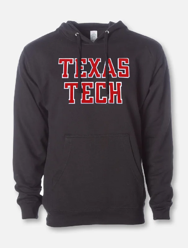 Texas Tech ""Rugged Football"" Font Twill Hood