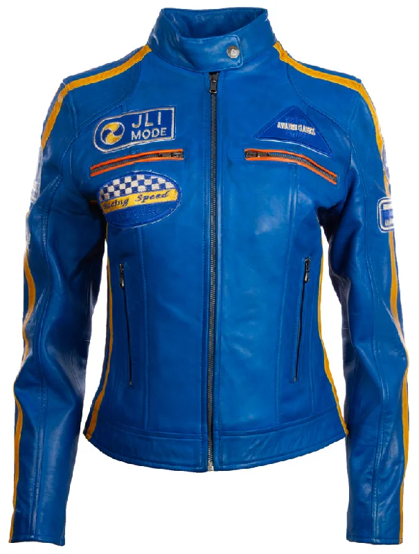 QOOC Women's Racing Biker - Electric Blue