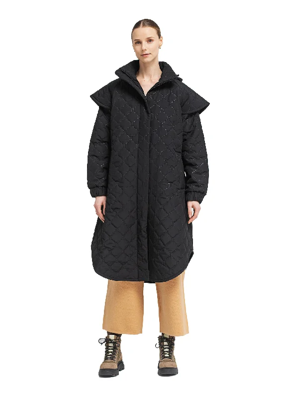 Quilted Tyfon Coat - New Black