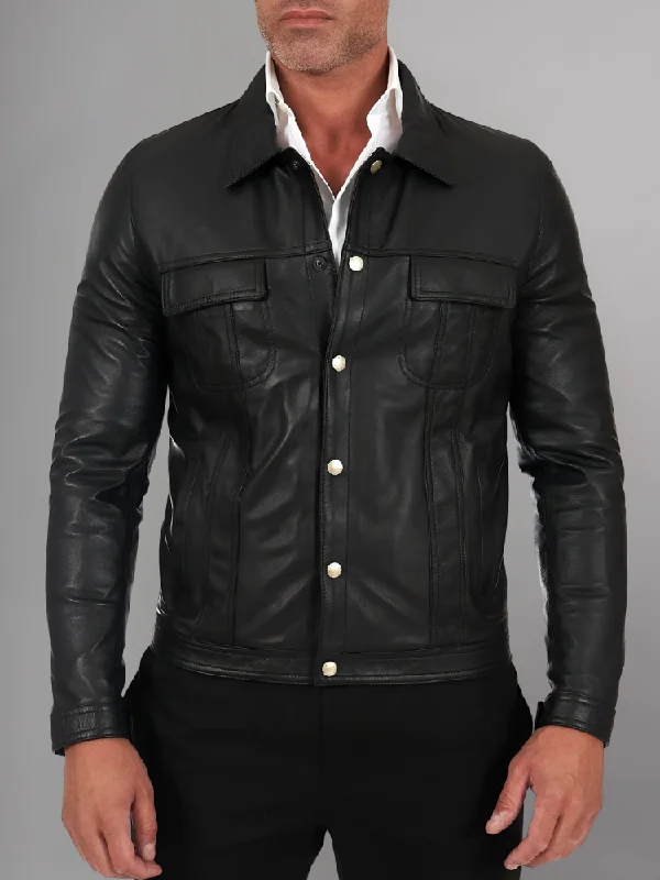 SAINT MORRIS PERTH LEATHER JACKET