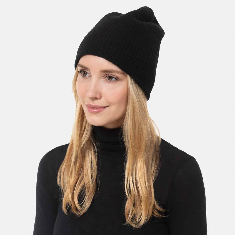 Cashmere Double Layer Knit Hat