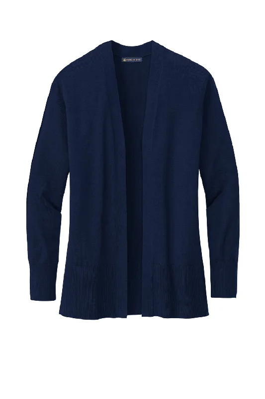 Brooks Brothers Womens Long Sleeve Cardigan Sweater - Navy Blue