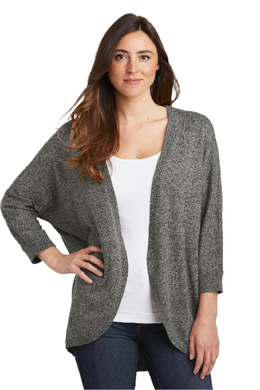 Port Authority Womens Long Sleeve Cocoon Sweater - Warm Grey Marl