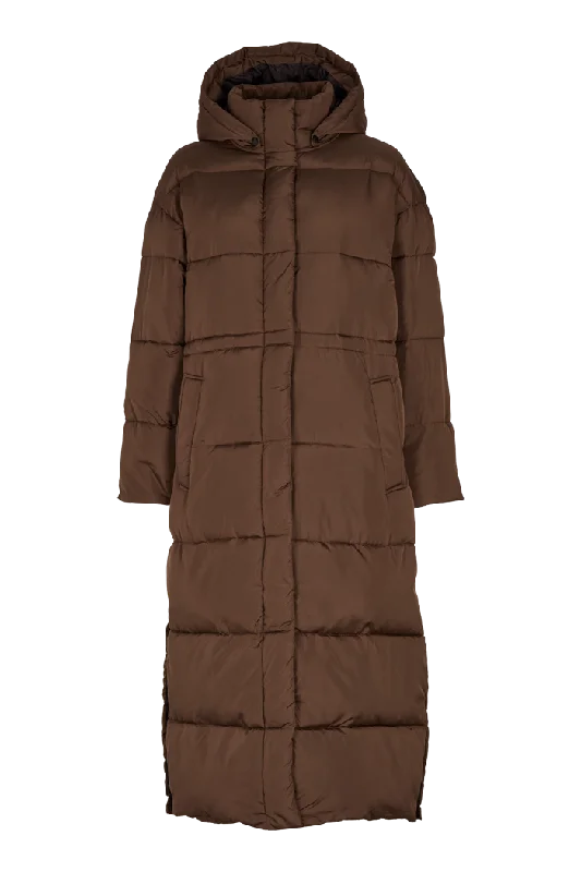 Dagmar Long Coat - Chocolate